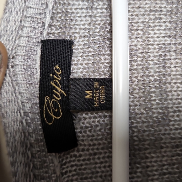 Cupio Grey Long Sleeve Sweater - Picture 3 of 4